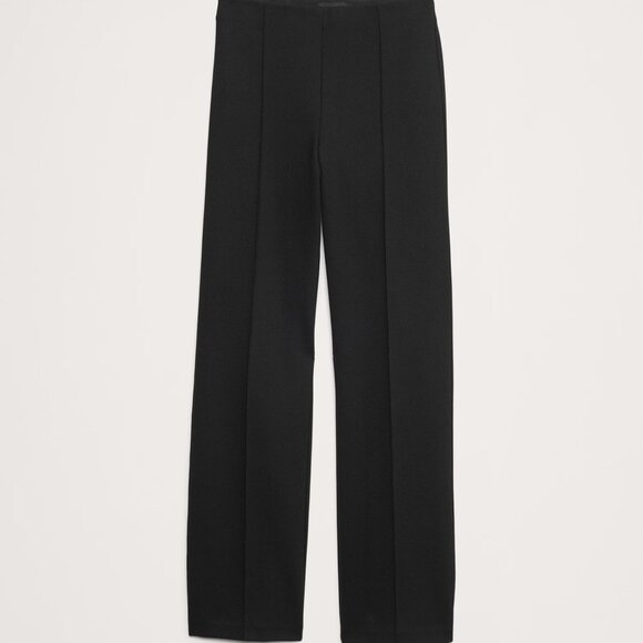NWT Banana Republic Black High Rise Straight Everywhere Ponte Ankle Pants - Picture 4 of 7